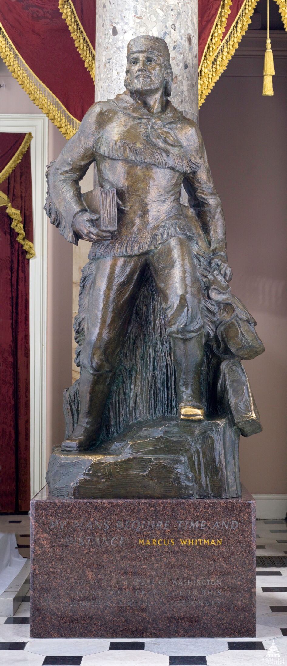 Marcus Whitman D.C. statue